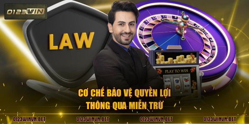 Cơ chế bảo vệ quyền lợi thông qua miễn trừ 